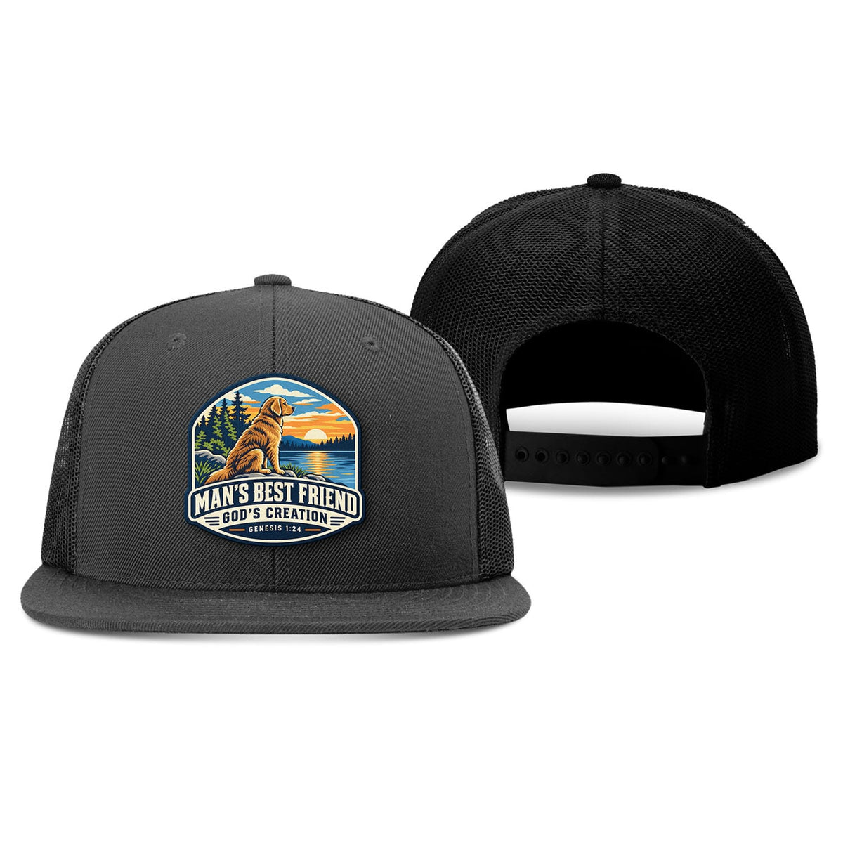 SunFrog Solutions Hat Man's Best Friend Trucker Hat