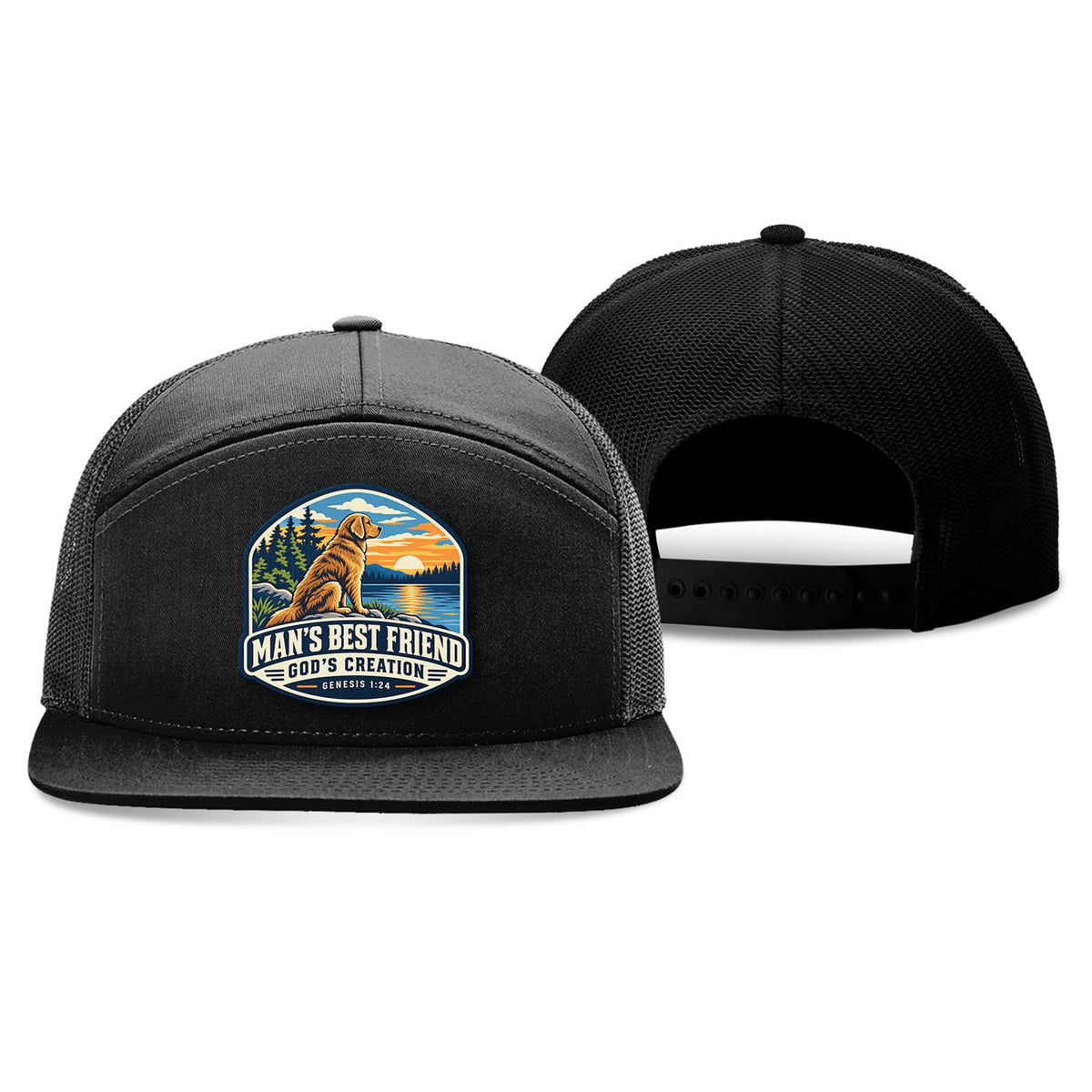 SunFrog Solutions Hat Man's Best Friend Trucker Hat