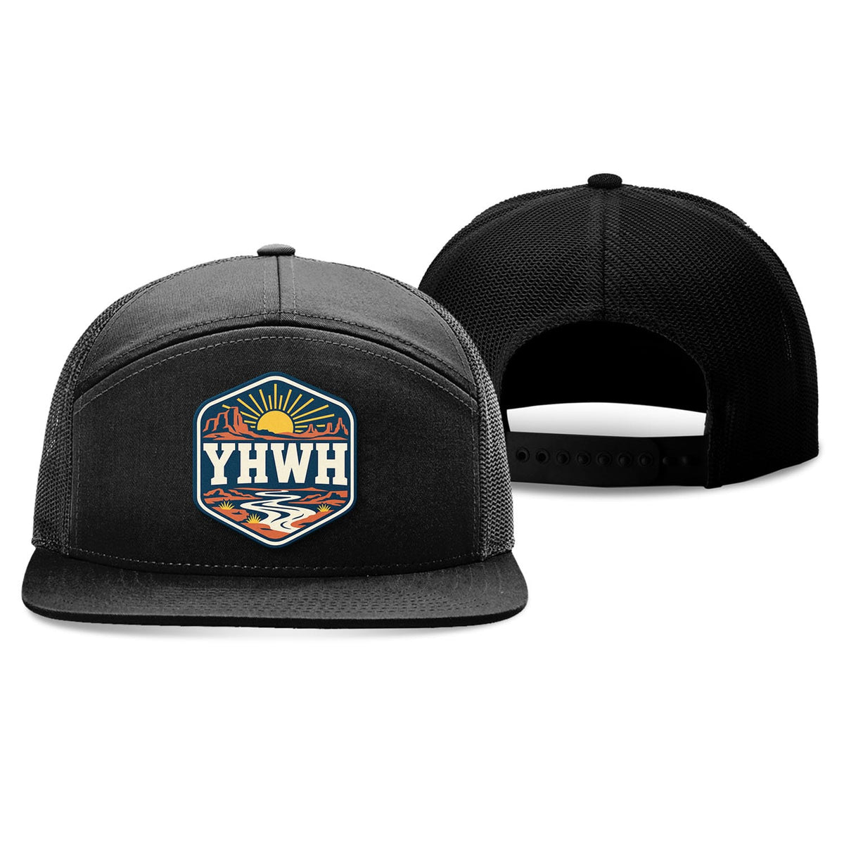 SunFrog Solutions Hat YHWH Patch Trucker Hat