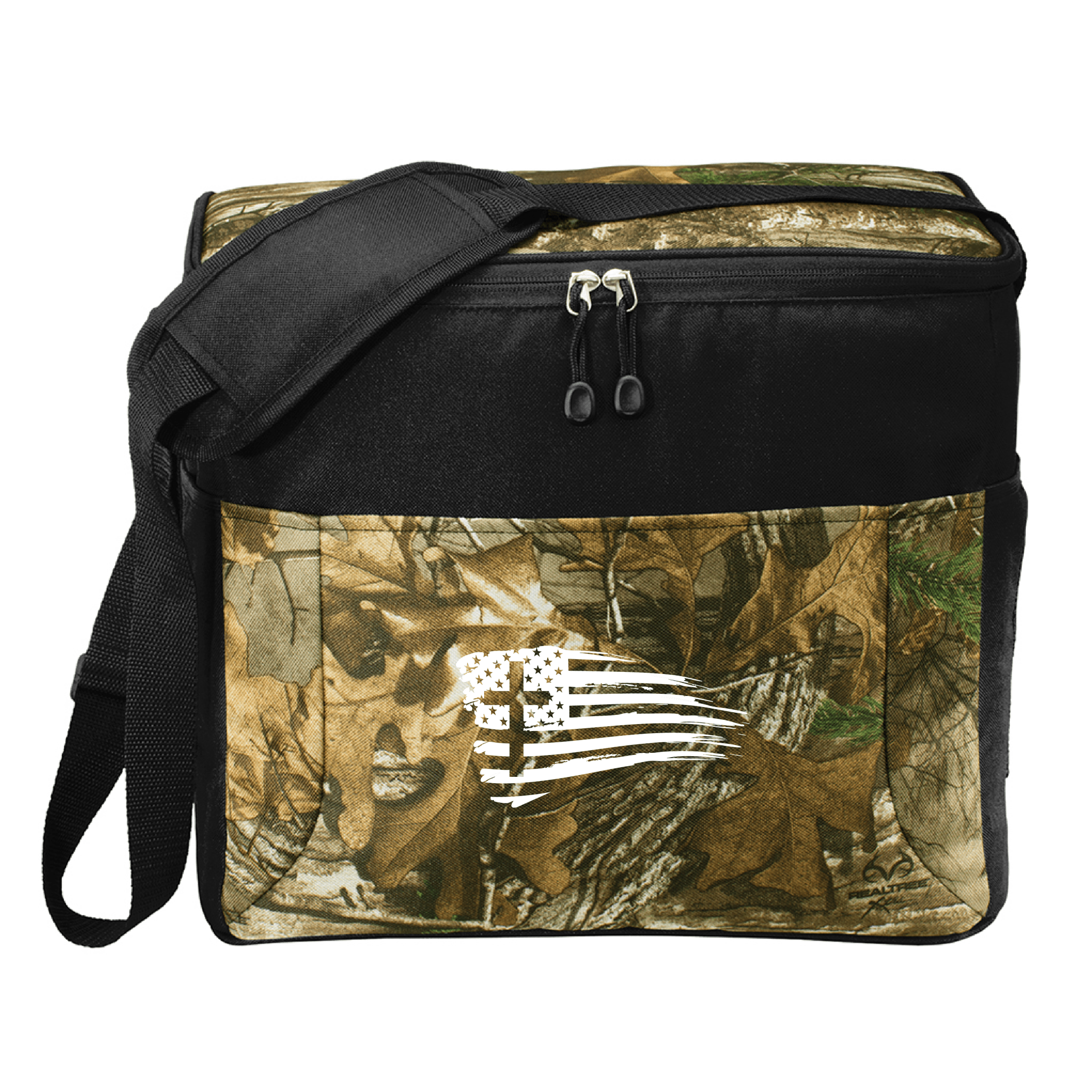 Tattered Flag Realtree® Camo 24 Can Cooler - Our True God