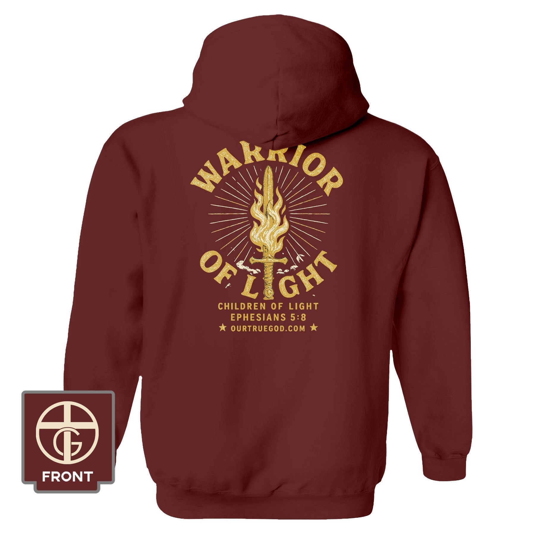 Warrior Of Light Hoodie - Our True God
