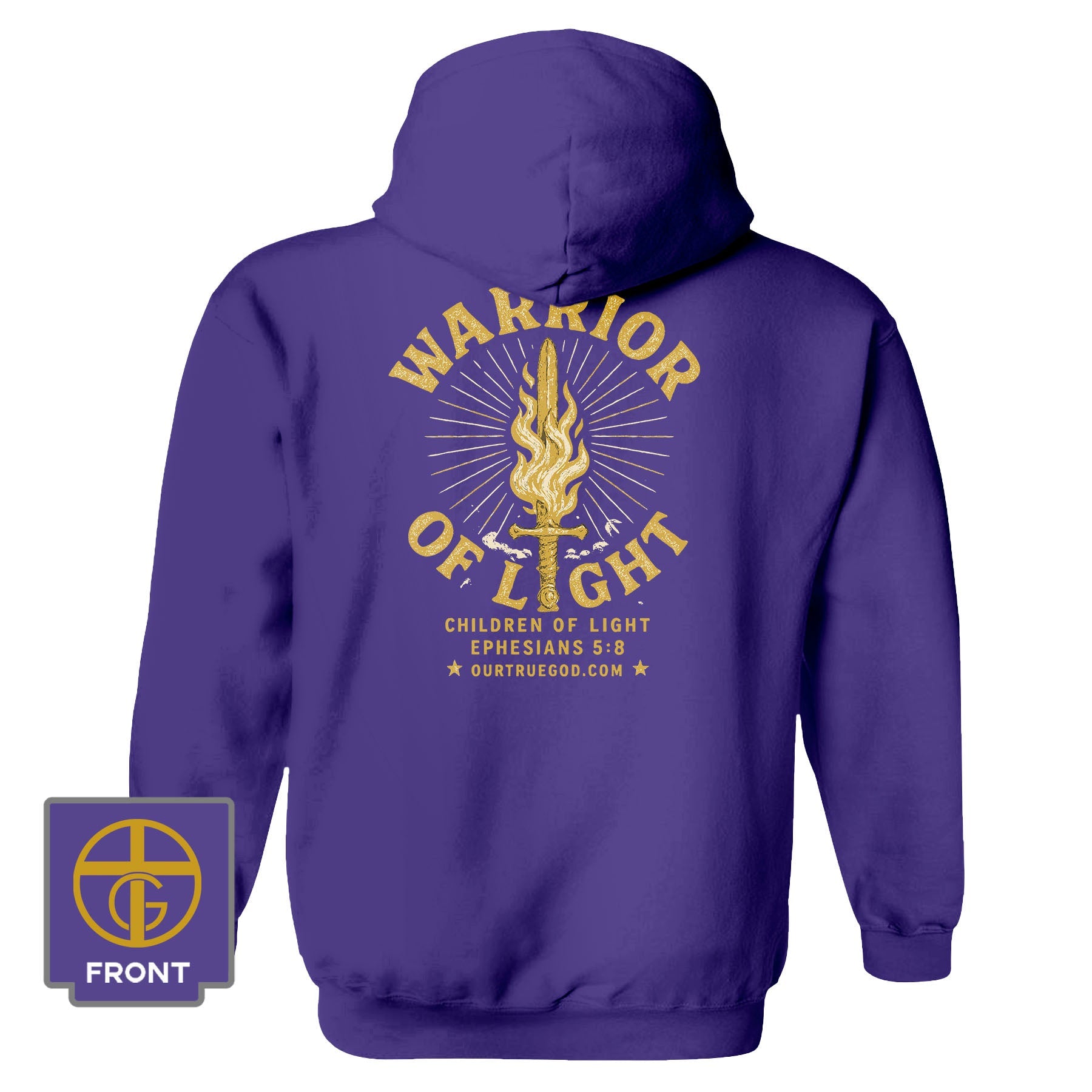 Warrior Of Light Hoodie - Our True God