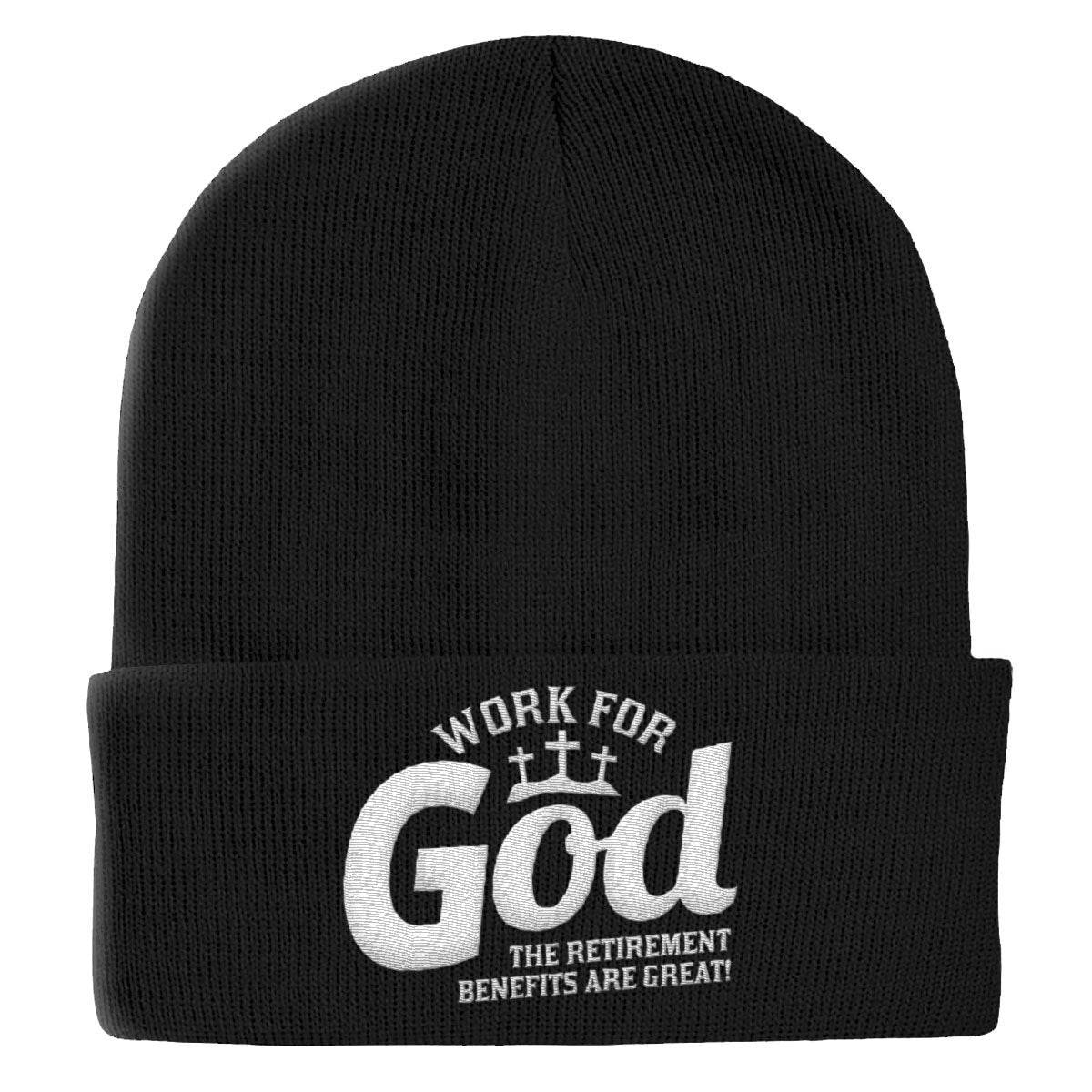 Work For God Beanies - Our True God