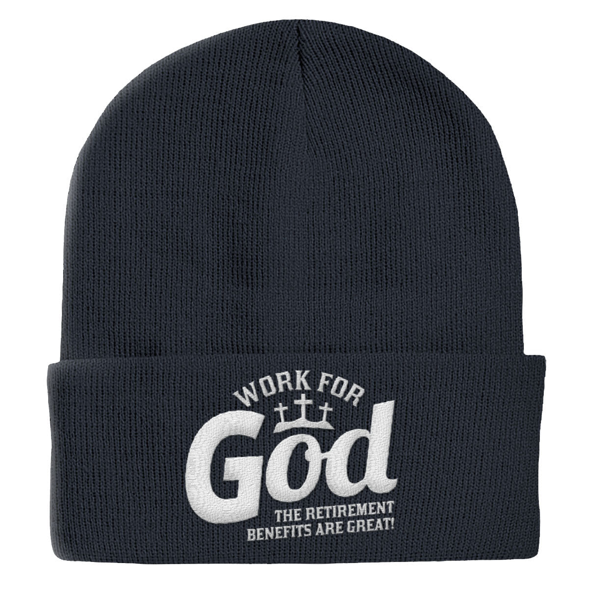 Work For God Beanies - Our True God