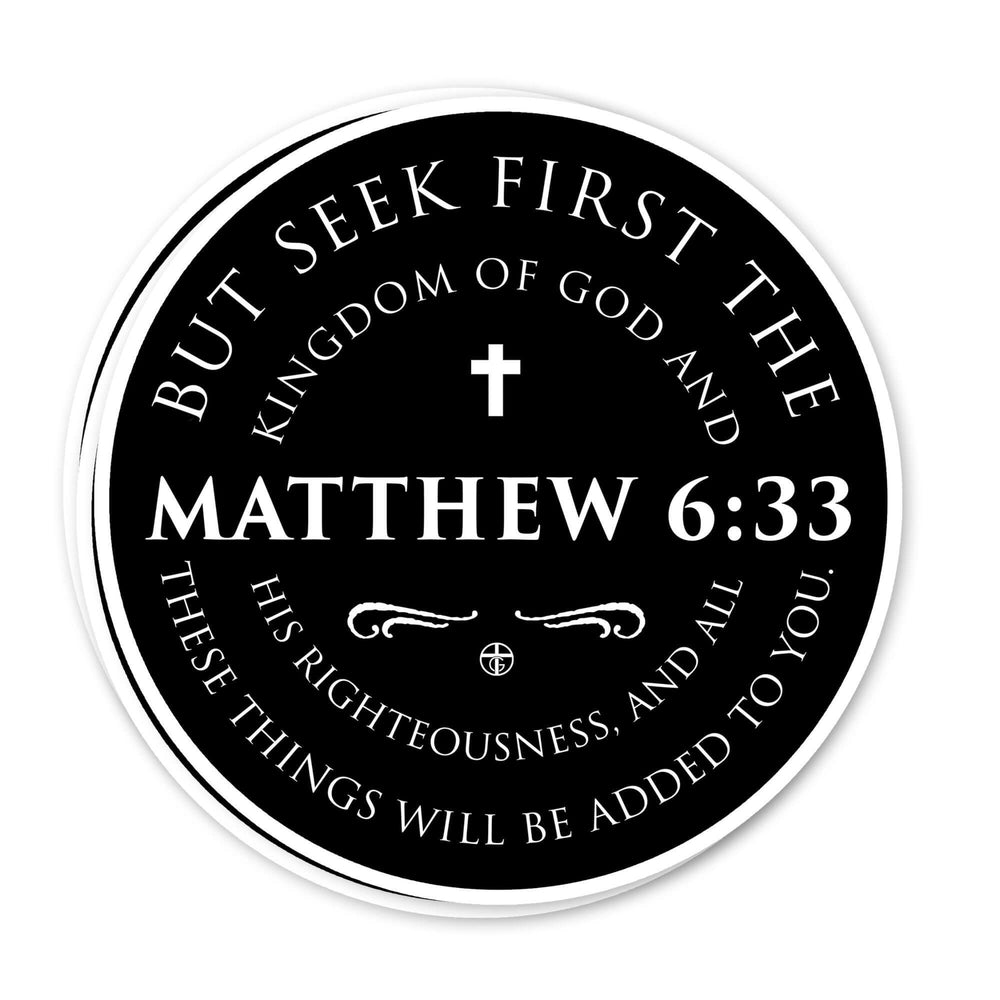Matthew 6:33 Decals - Our True God
