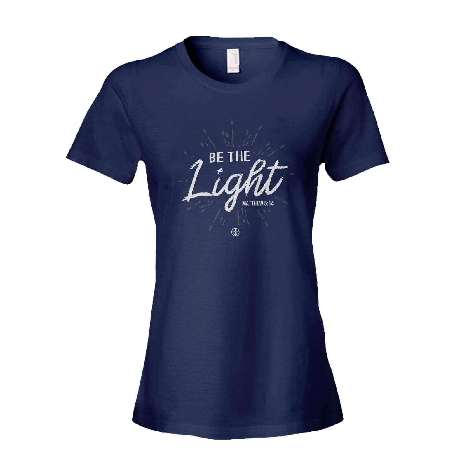 Our True God Apparel Women's Shirt / Navy / S Be The Light
