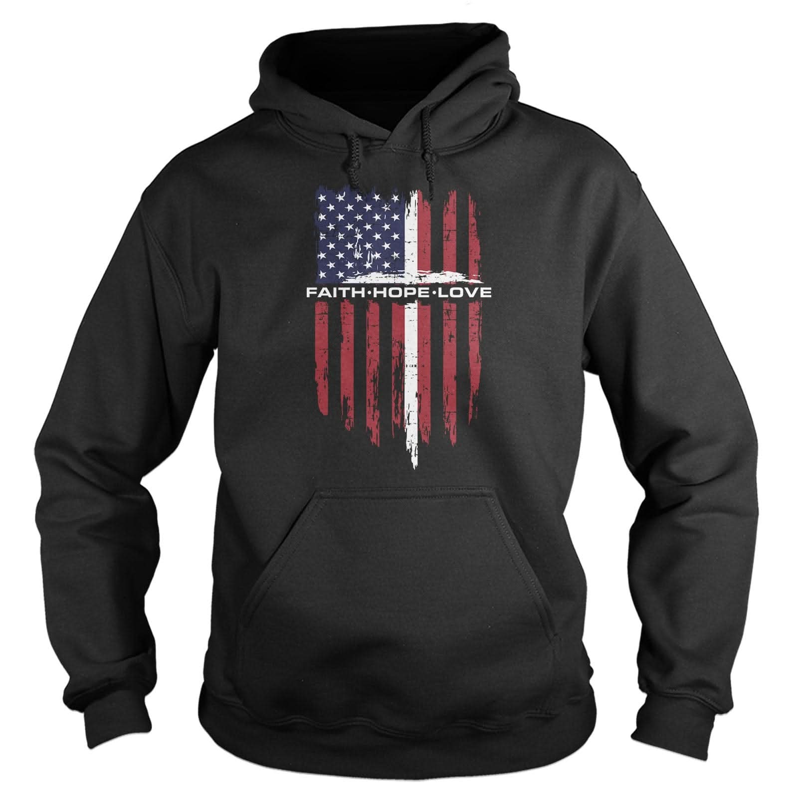 Faith, Hope, Love Hoodie - Our True God