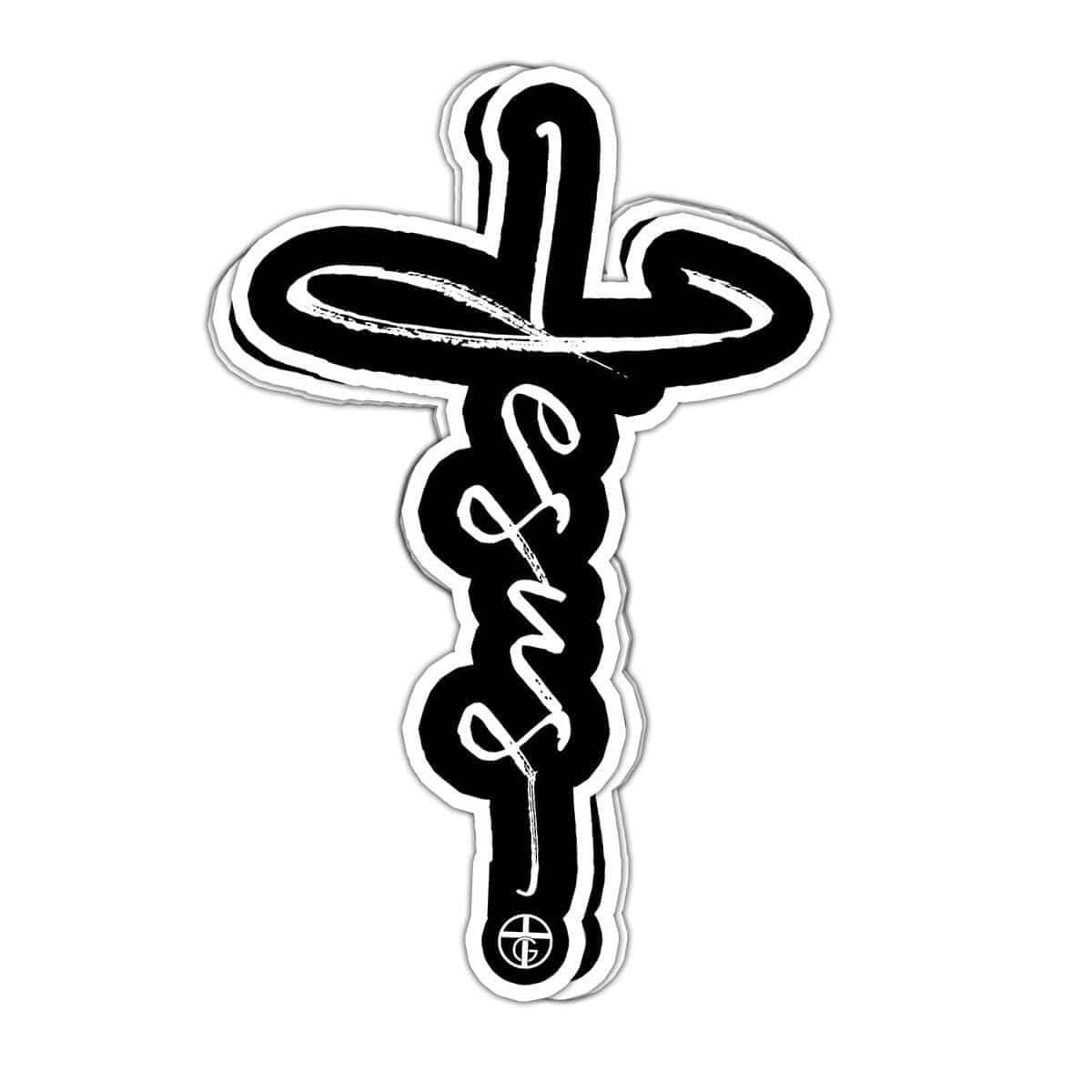 Jesus Cross Decals - Our True God