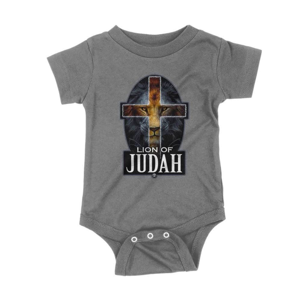 Lion Of Judah Cross Kids Shirts - Our True God