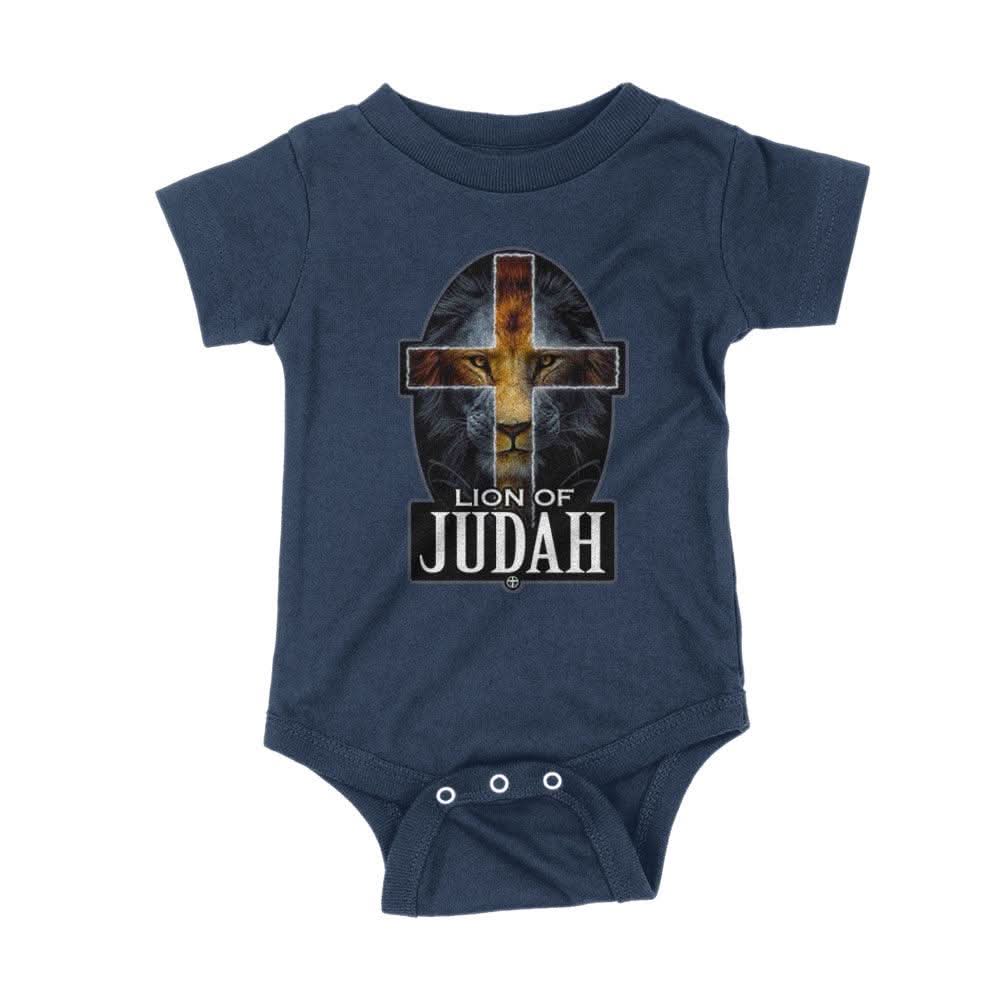 Lion Of Judah Cross Kids Shirts - Our True God