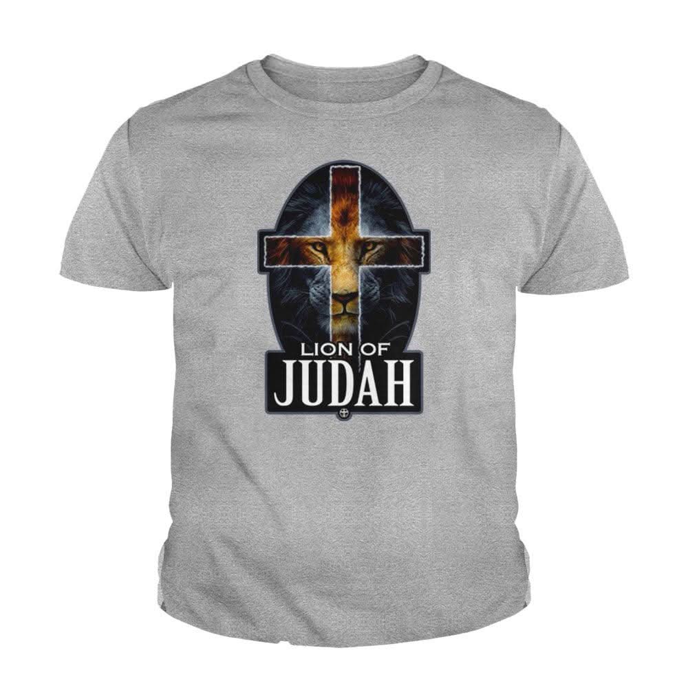 Lion Of Judah Cross Kids Shirts - Our True God