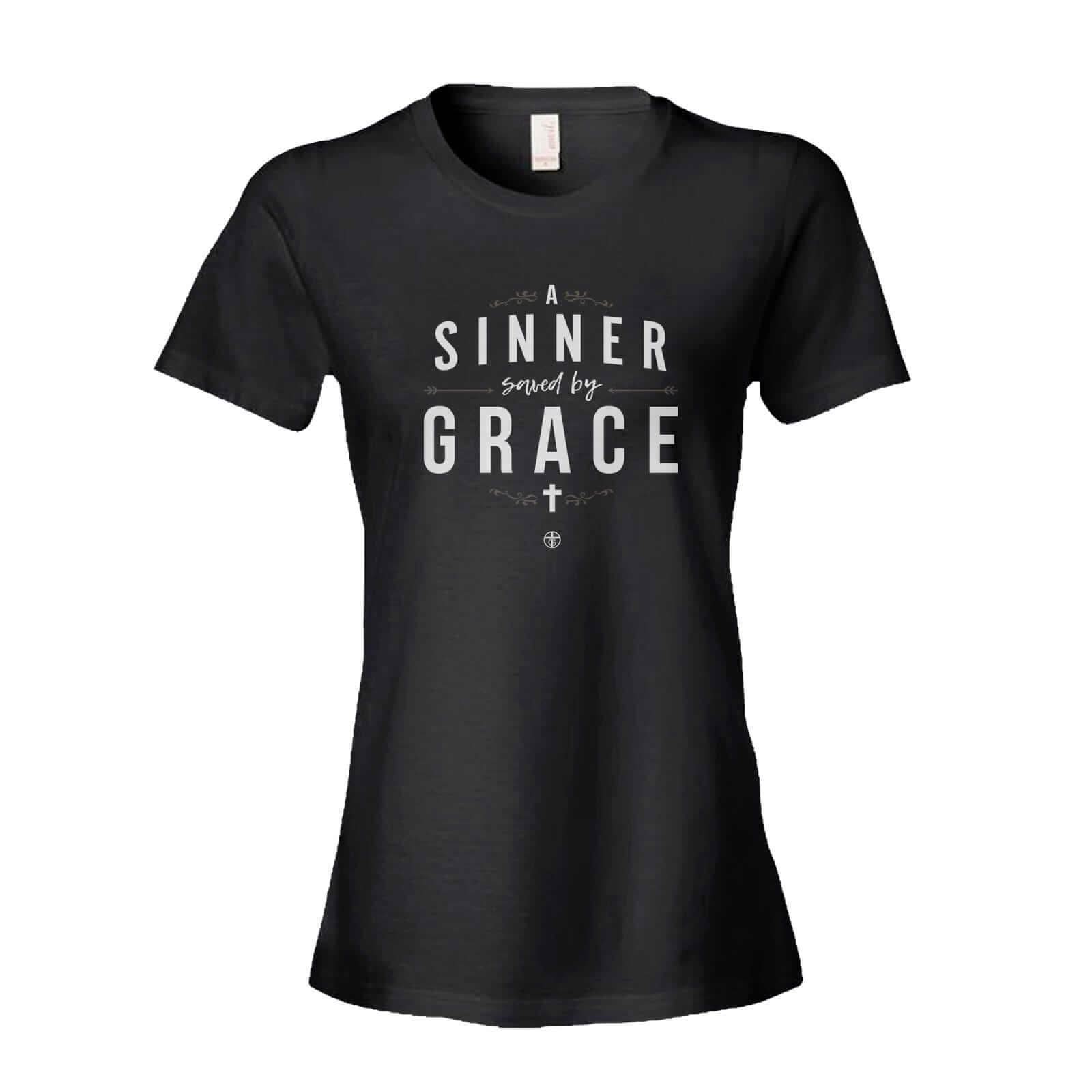 Our True God Apparel A Sinner Saved By Grace - Do Unto Others T-Shirt (Front and Back)