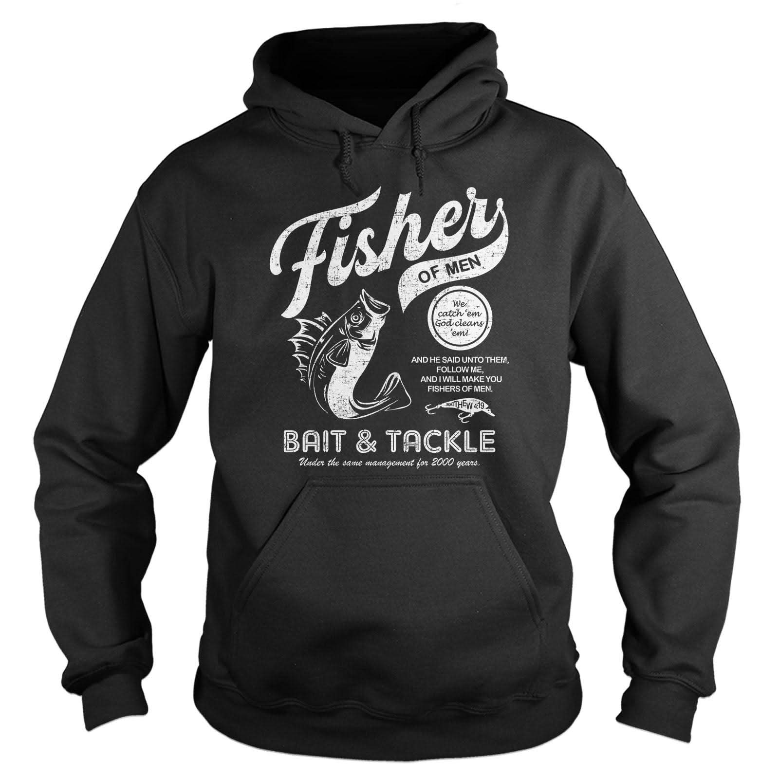 Our True God Apparel Hoodie / Black / S Fisher of Men