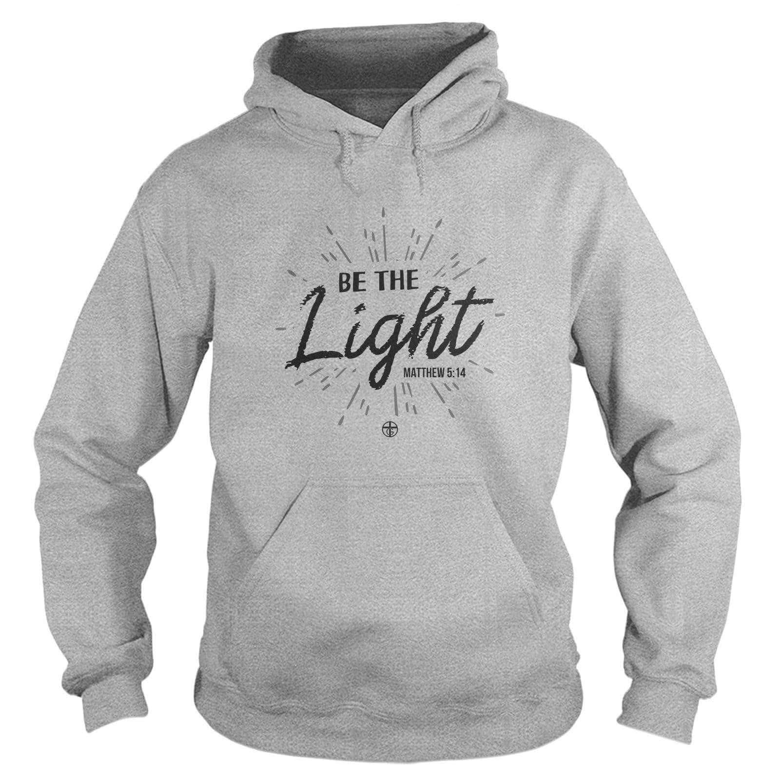 Our True God Apparel Hoodie / Grey / S Be The Light