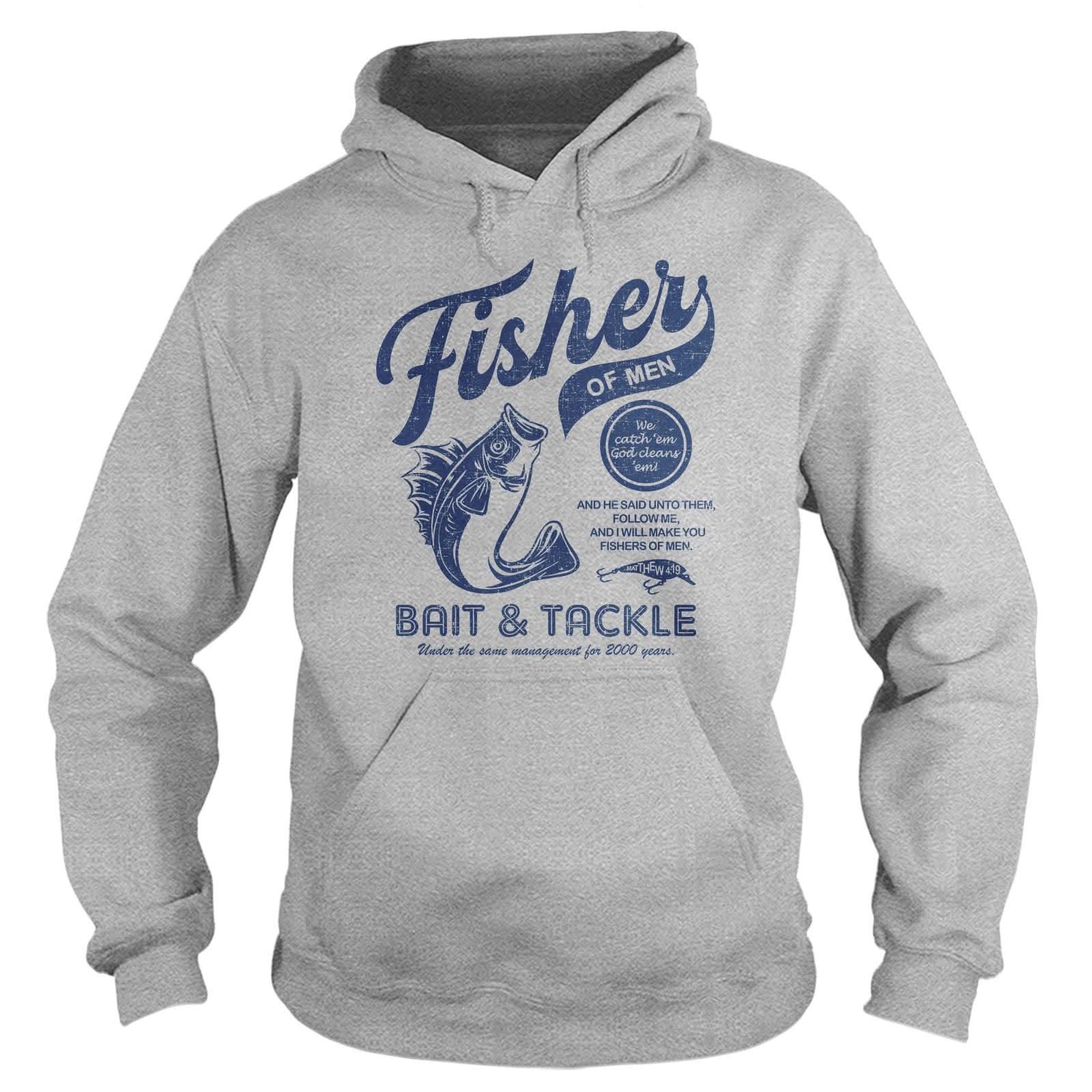 Our True God Apparel Hoodie / Grey / S Fisher of Men