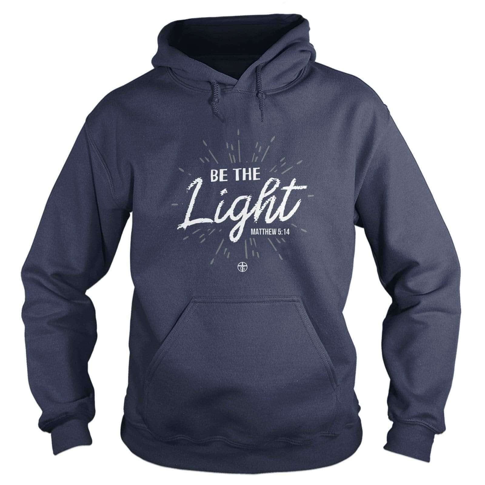 Our True God Apparel Hoodie / Navy / S Be The Light