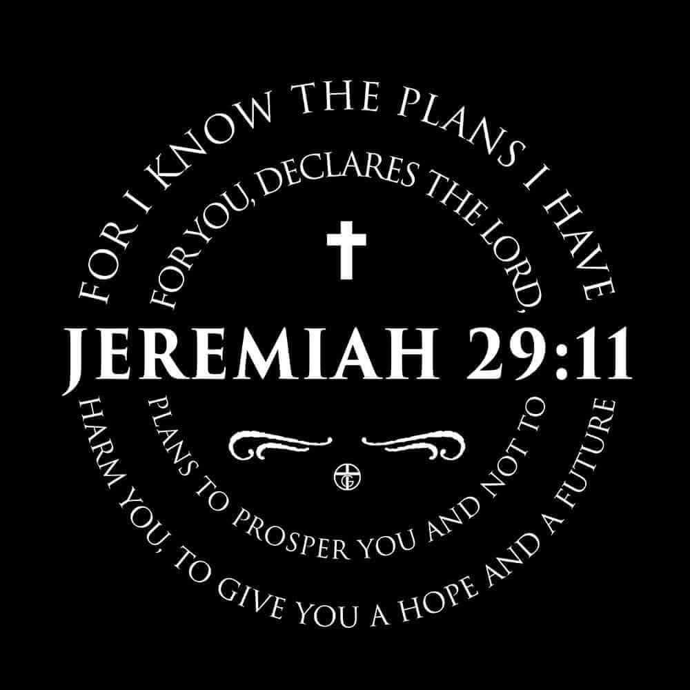 Our True God Apparel Jeremiah 29:11 T-Shirt