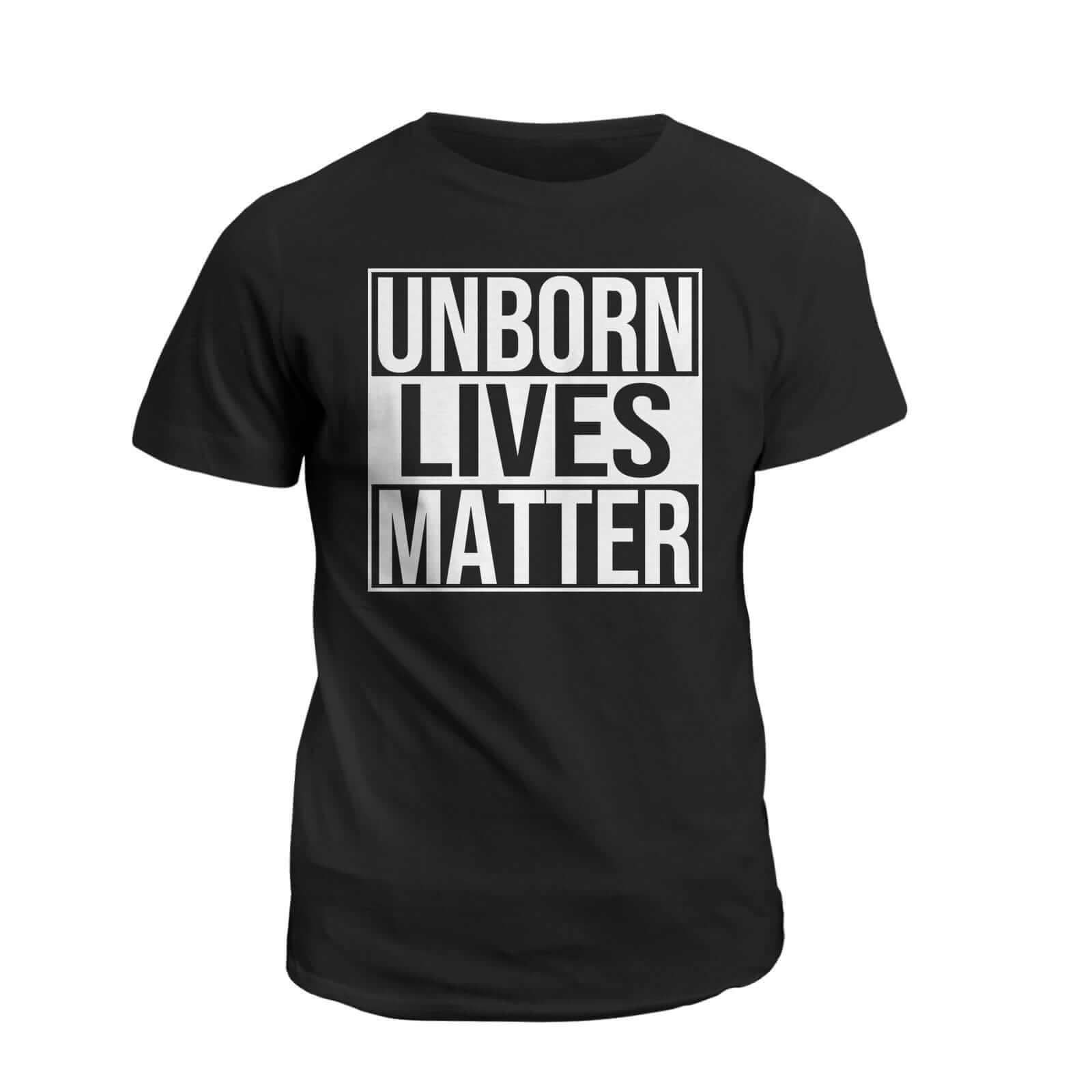 Our True God Apparel T-Shirt / Black / S Unborn Lives Matter T-Shirt