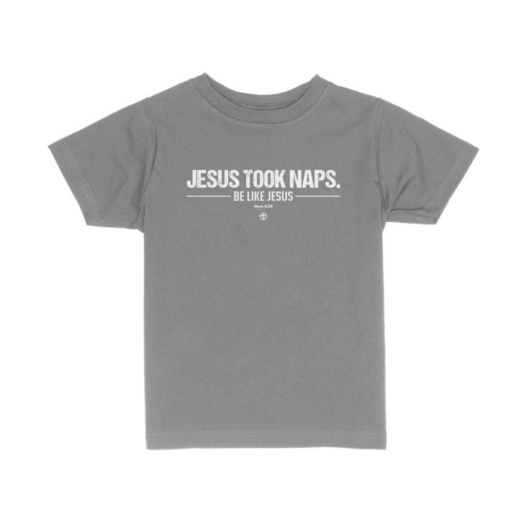 Our True God Apparel Toddler / Charcoal / 2T Jesus Took Naps Kids Shirts