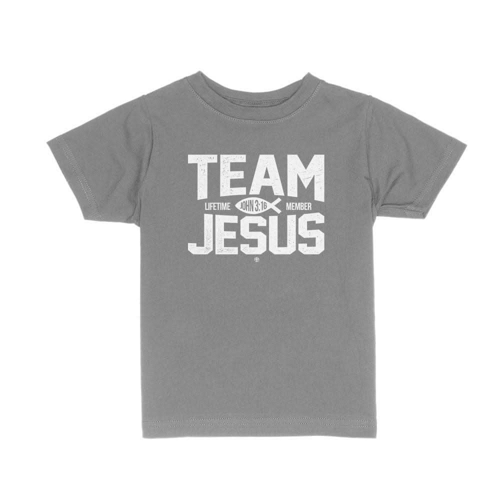 Our True God Apparel Toddler / Charcoal / 2T Team Jesus Kids Shirts
