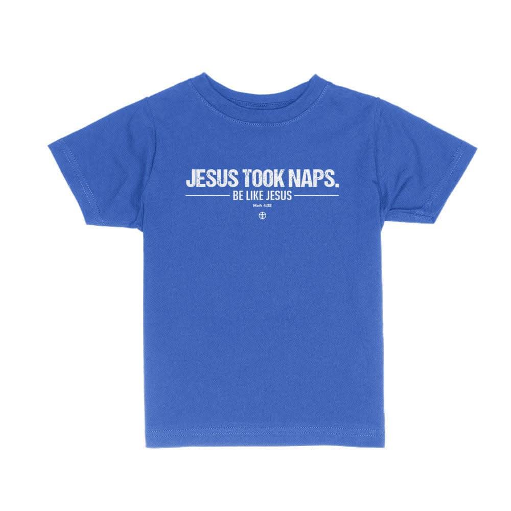 Our True God Apparel Toddler / Royal Blue / 2T Jesus Took Naps Kids Shirts