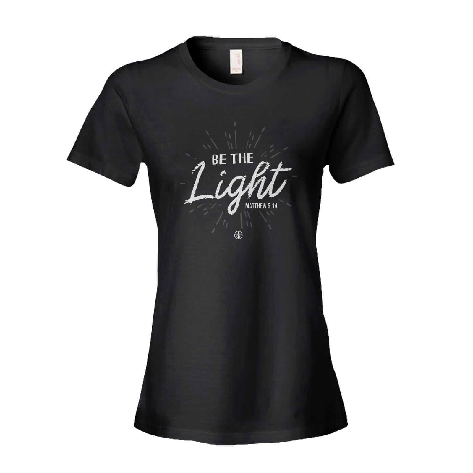 Our True God Apparel Women's Shirt / Black / S Be The Light
