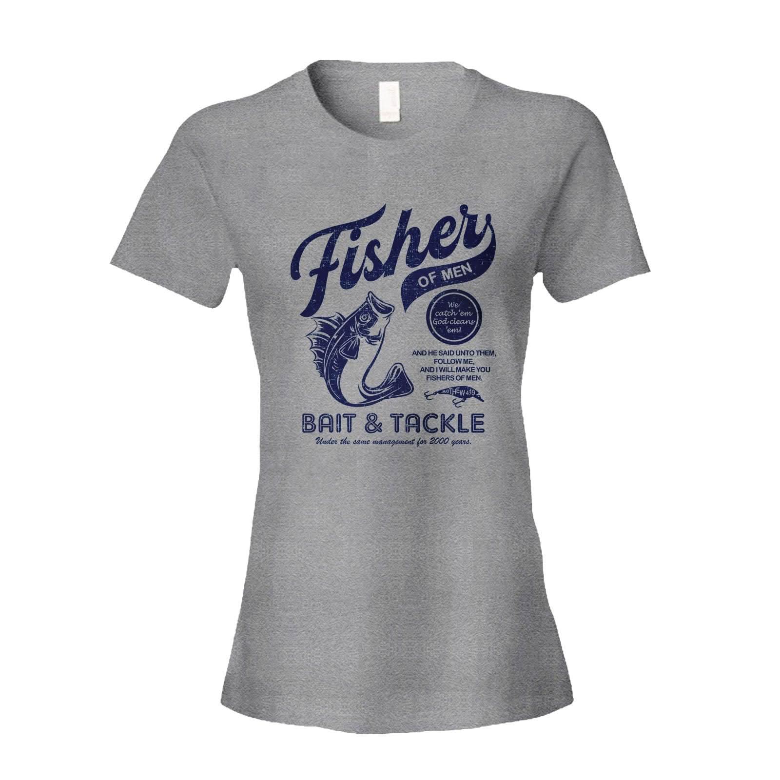 Our True God Apparel Women's Shirt / Grey / S Fisher of Men