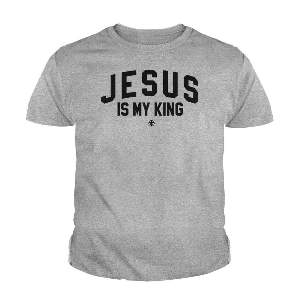 Our True God Apparel Youth / Sport Grey / XS Jesus Is My King Kids Shirts