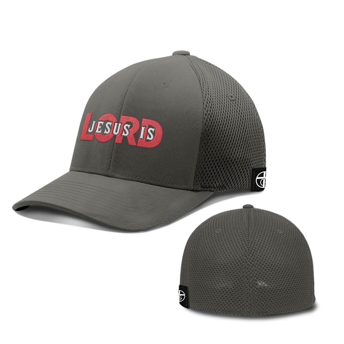 Our True God Hat Flexfit / Charcoal / S/M Jesus Is Lord Hats