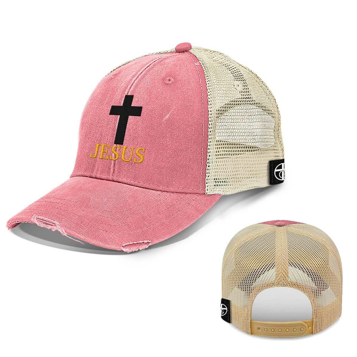 Our True God Hat Jesus Cross Trucker Hats