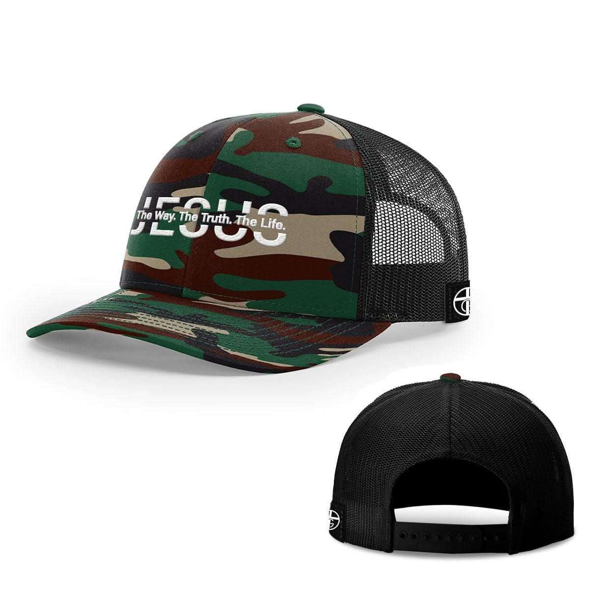 Our True God Hat Jesus The Way. The Truth. The Life. Hats