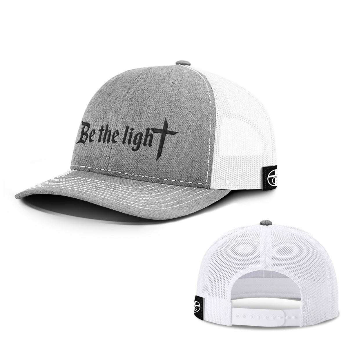Our True God Hat Snapback / Heather and White / One Size Be The Light Hats