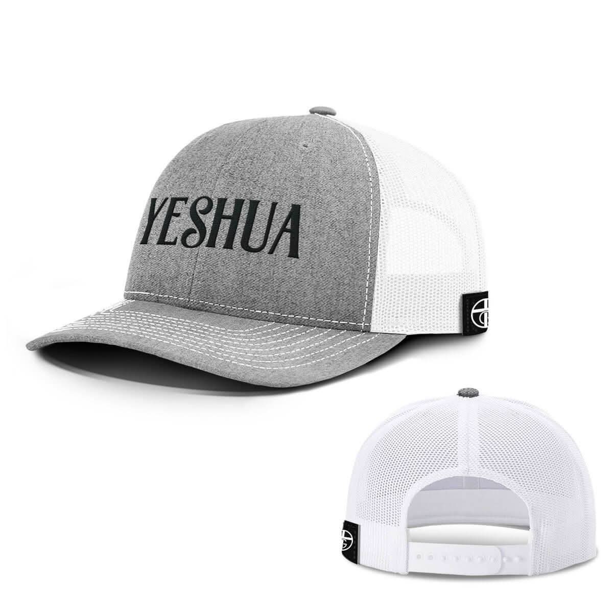 Our True God Hat Snapback / Heather and White / One Size Yeshua V2 Hats