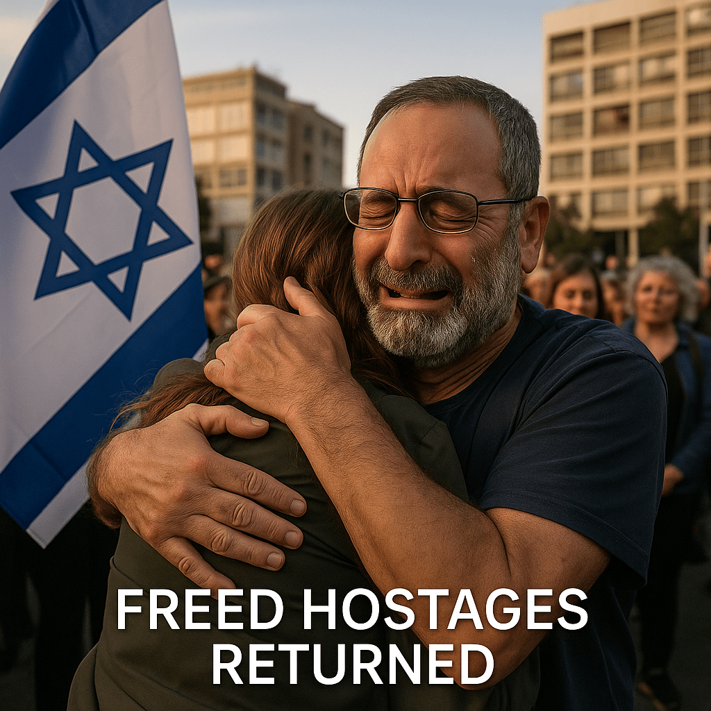 Freed at Last: A Moment of Hope — Israel’s Hostages Returned - Our True God