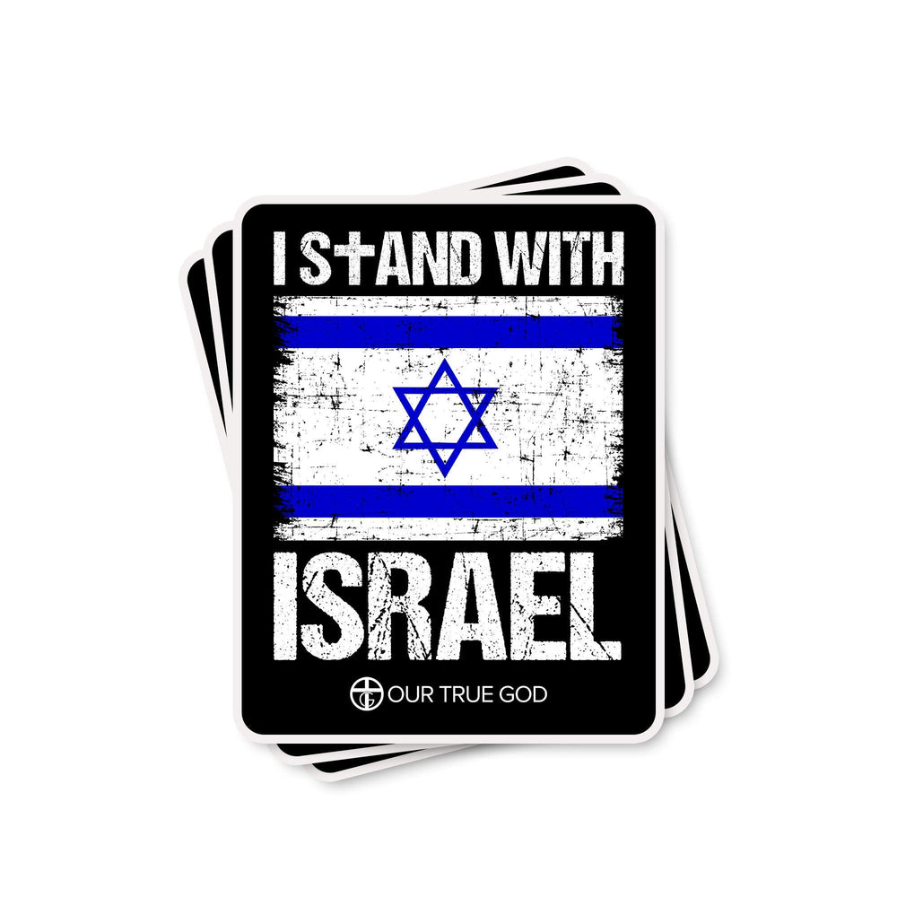 I Stand With Israel Decals - Our True God
