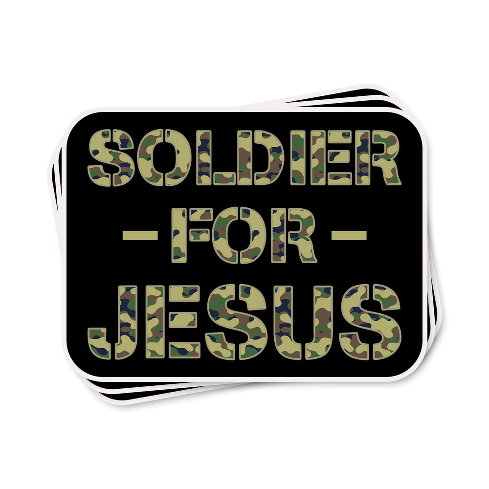Soldier For Jesus Decals - Our True God