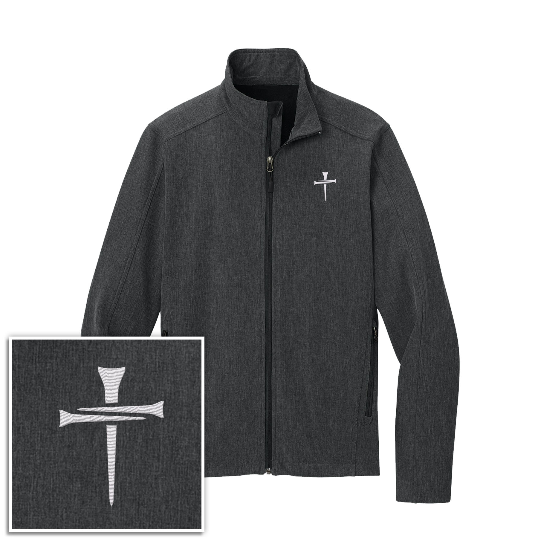 3 Tee Cross Core Soft Shell Jacket - Our True God