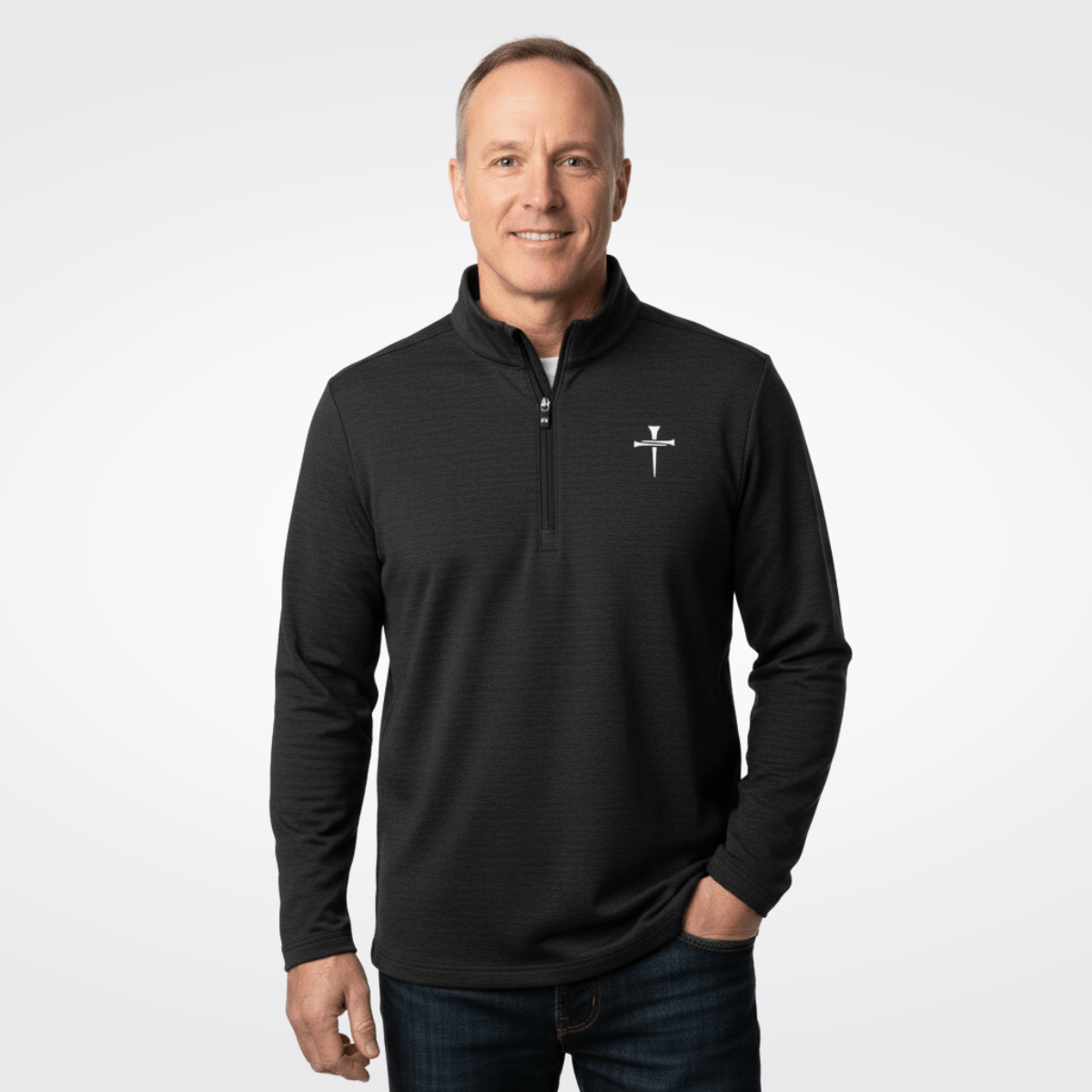 3 Tee Cross TravisMathew Crestview 1/4 - Zip Pullover - Our True God