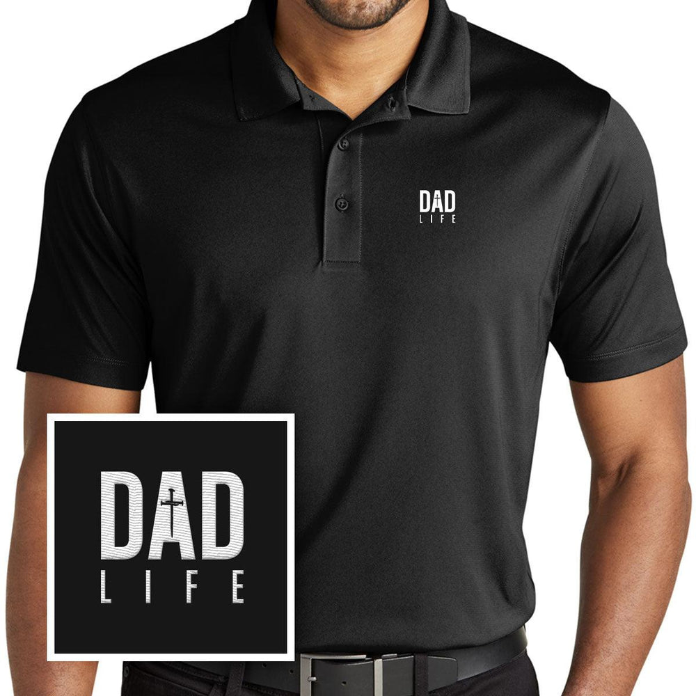 Dad Life Performance Polo Shirt - Our True God