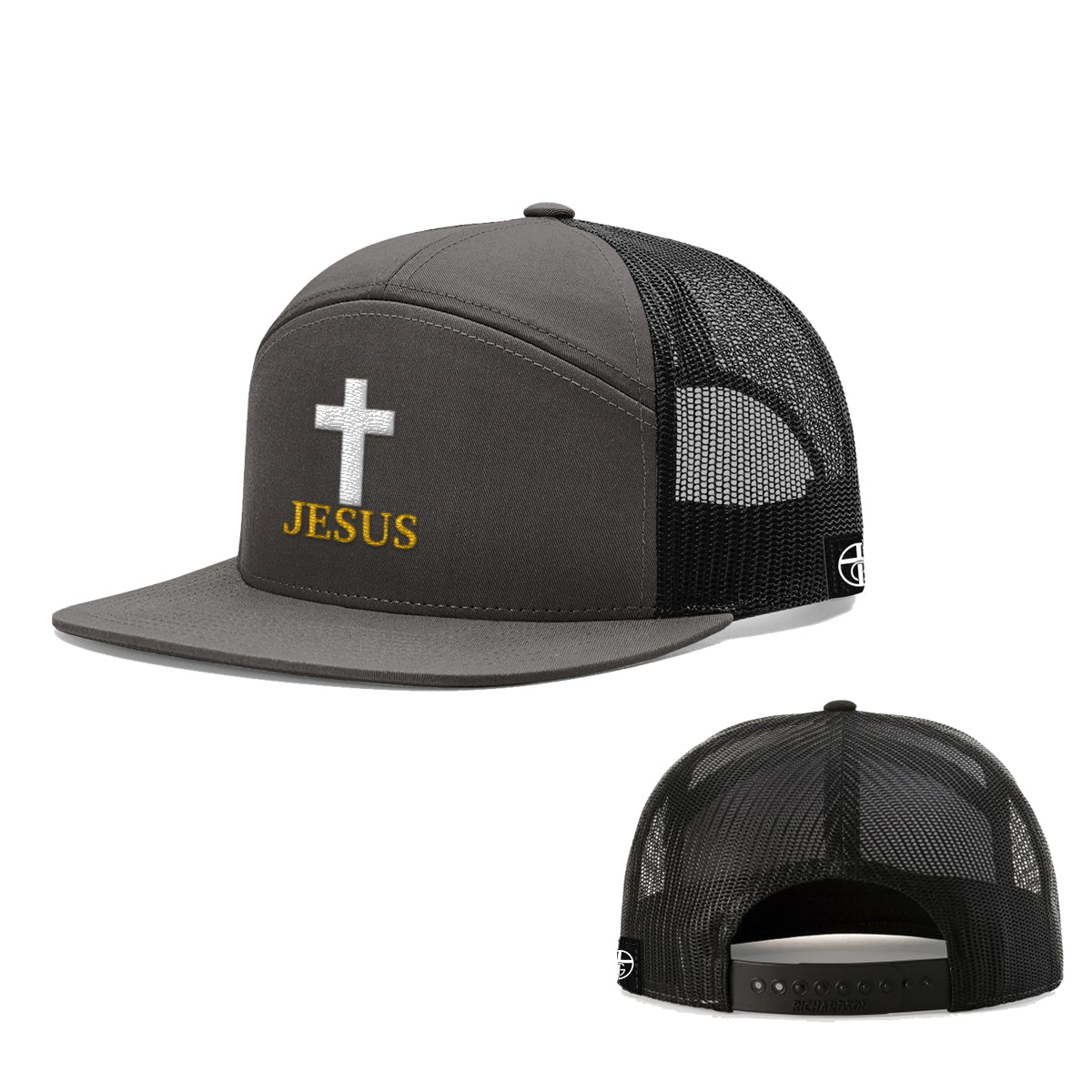 Jesus Cross 7 Panel Hats