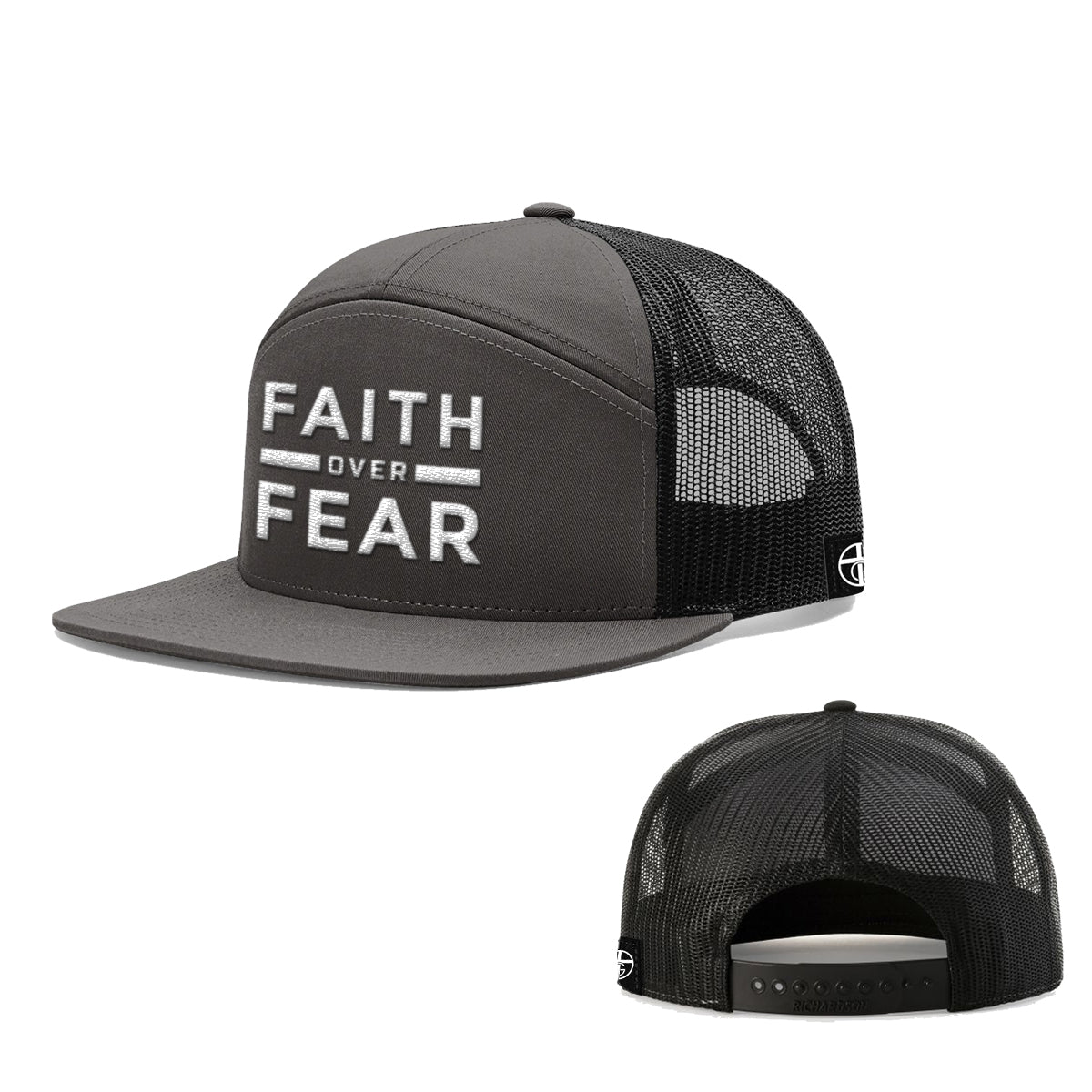 Faith Over Fear 7 Panel Hats