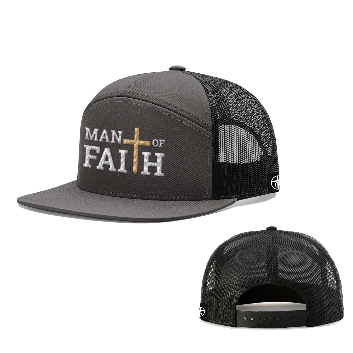Man Of Faith 7 Panel Hats