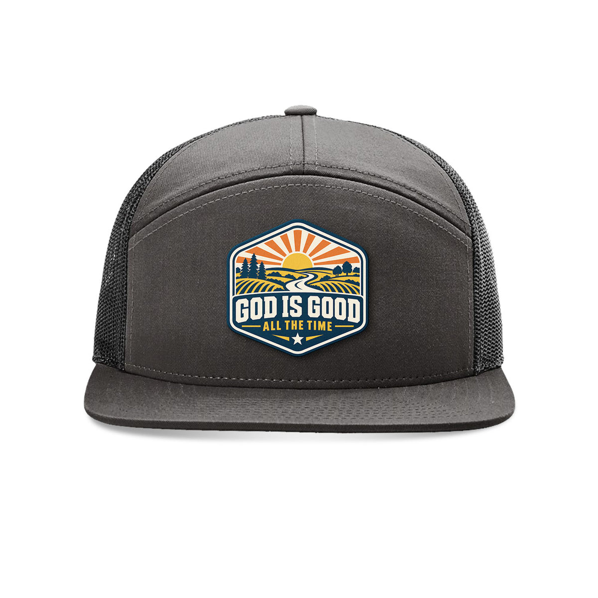 God Is Good - All the Time Camo Trucker Hat
