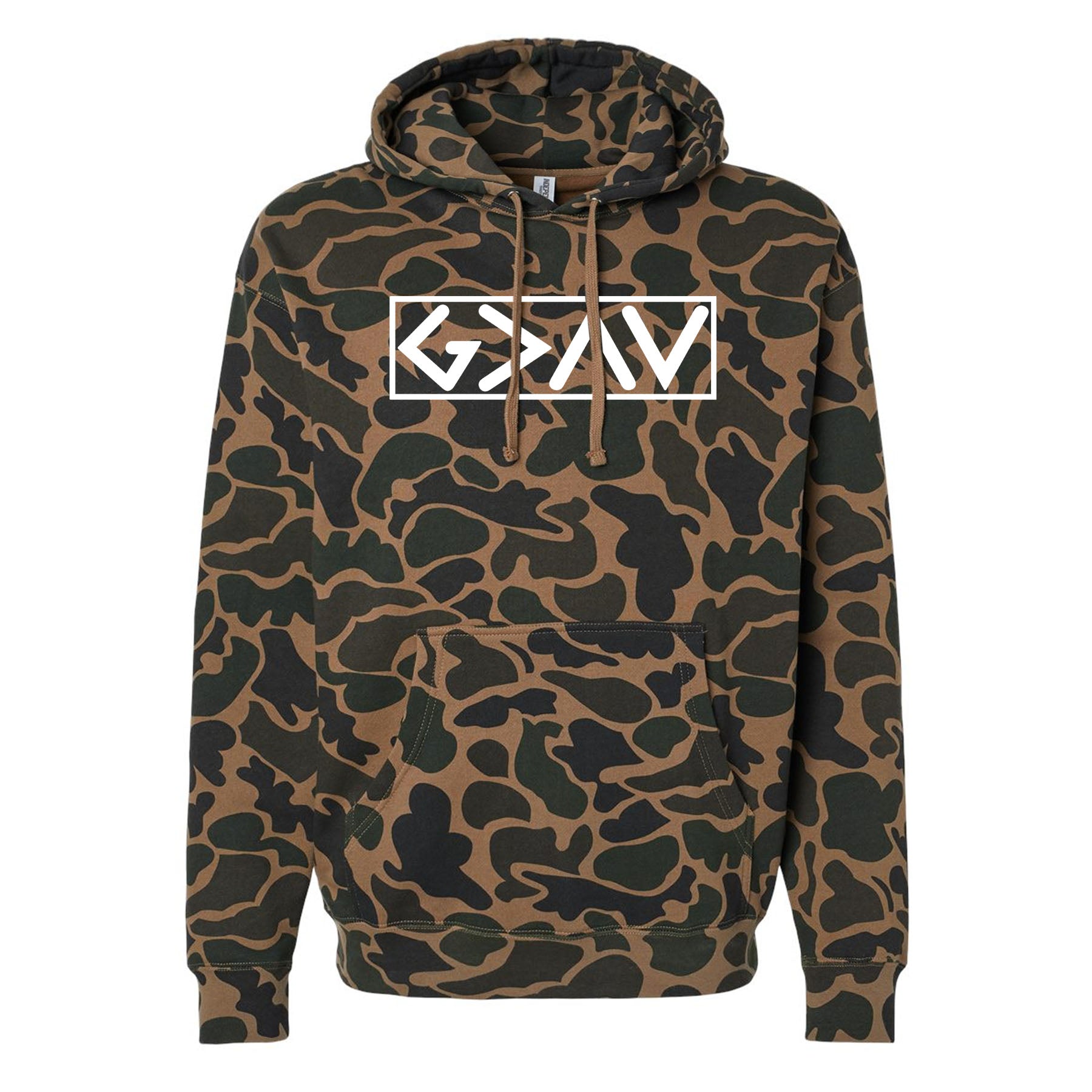 God Is Greater Than The Highs And Lows Camo Hoodie