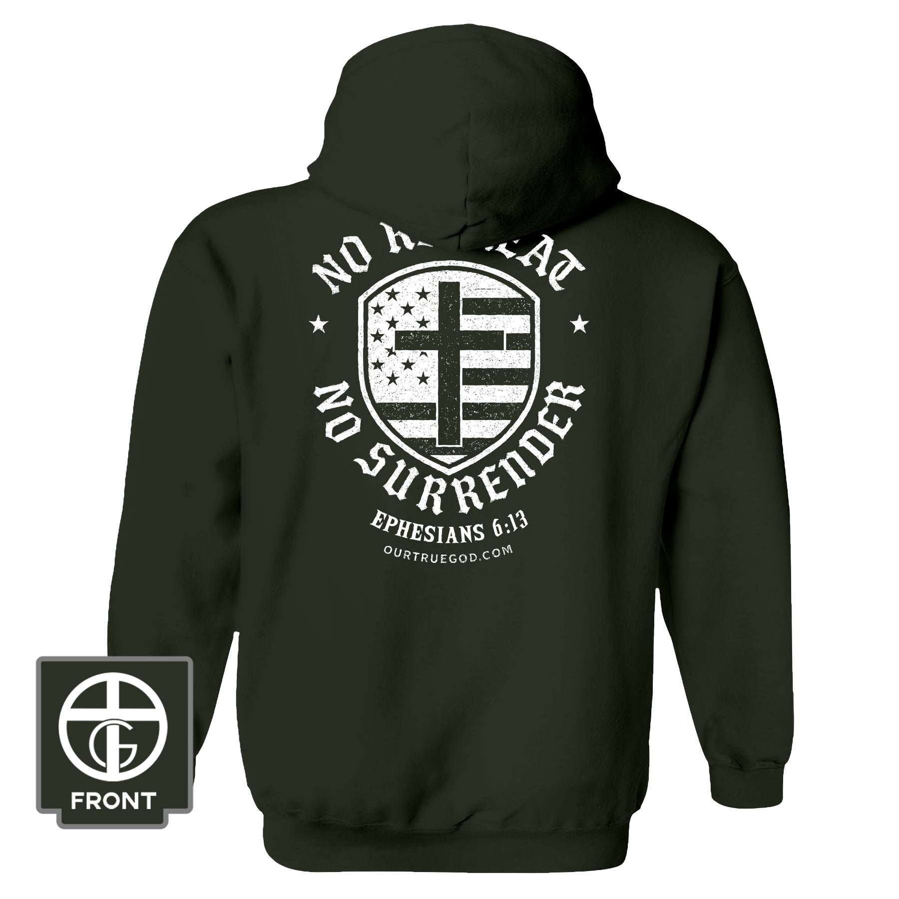 No Retreat Fall Collection Hoodie