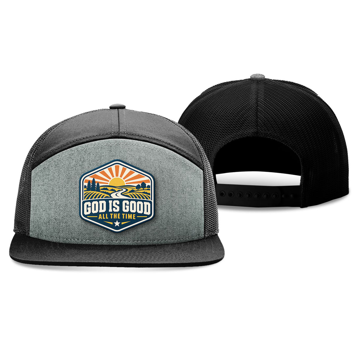 God Is Good - All the Time Camo Trucker Hat