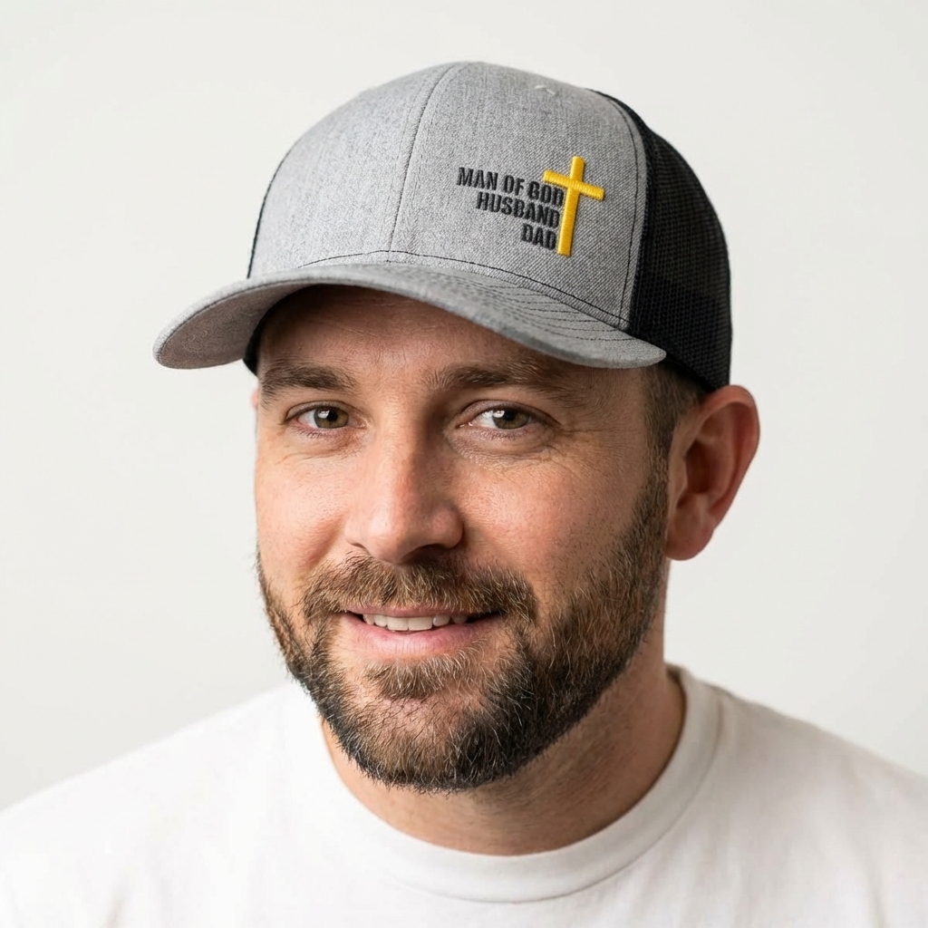 Man Of God, Husband, Dad Hats