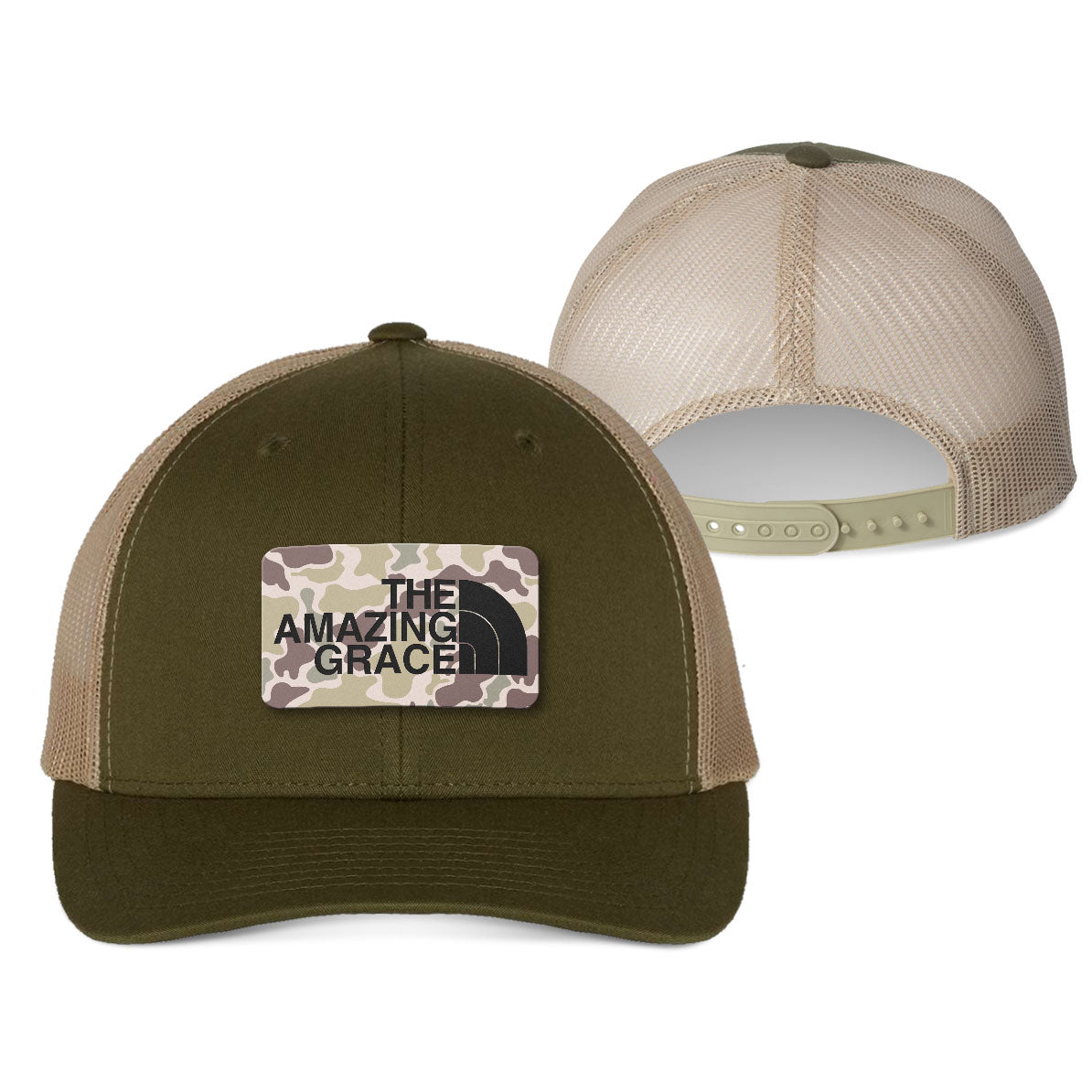 The Amazing Grace Duck Camo Patch Fall Collection Hats