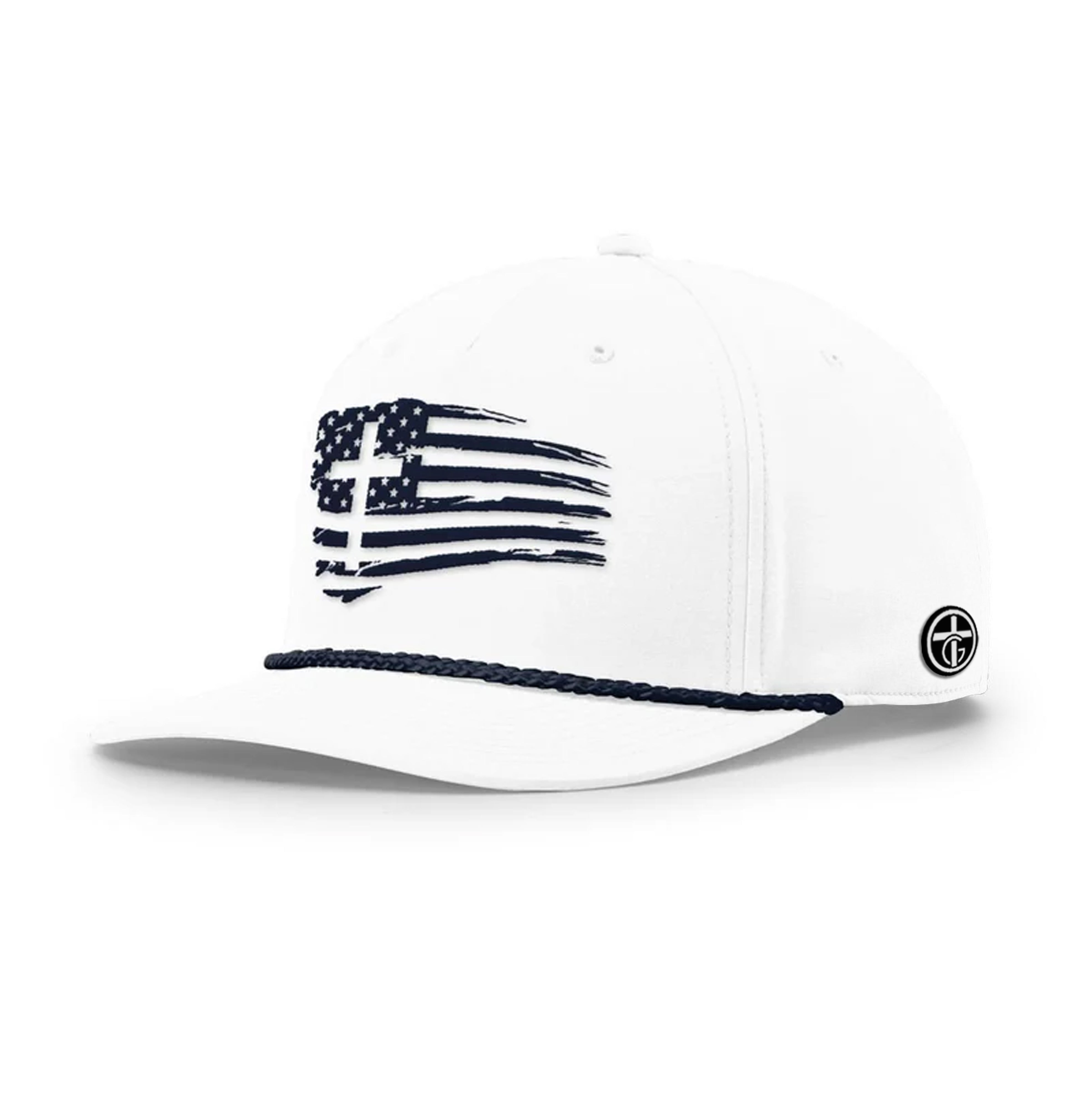 Tattered Flag Cross Rope Hats