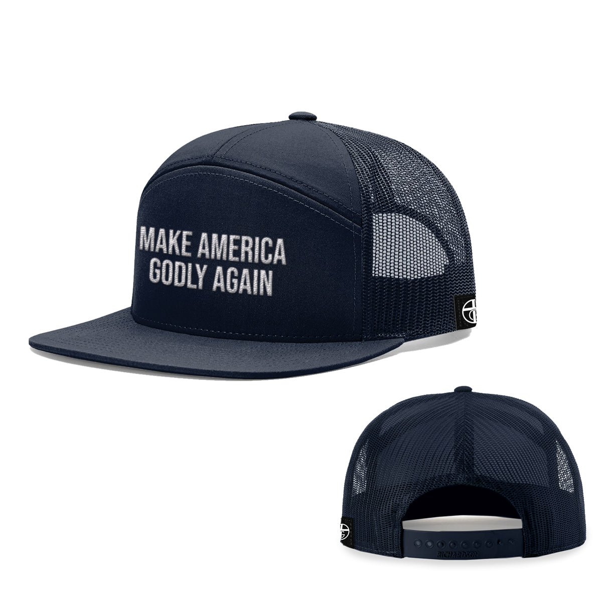 Make America Godly Again 7 Panel Hats